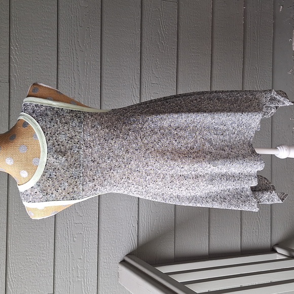 NWT Free People Bumble Bees Knees Semi Sheer Asymmetrical Tank Top Tunic Size M - Picture 4 of 9